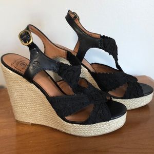 Lucky Brand Crochet Wedges